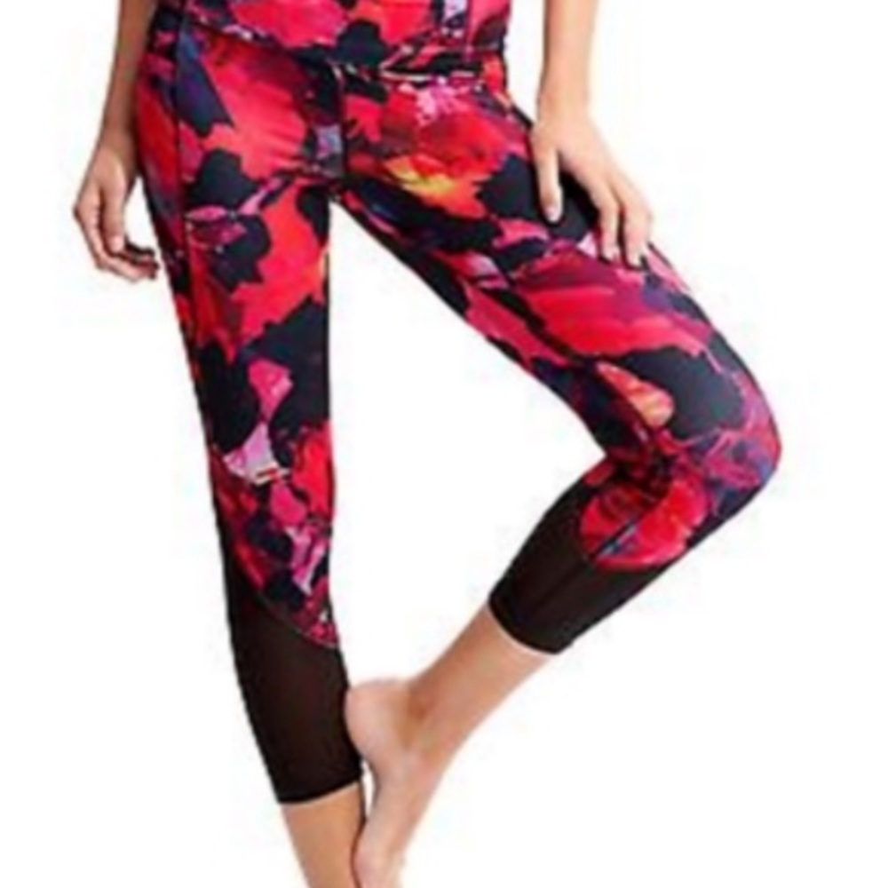 Mystique Mesh High Rise Chaturanga Crop - Gem